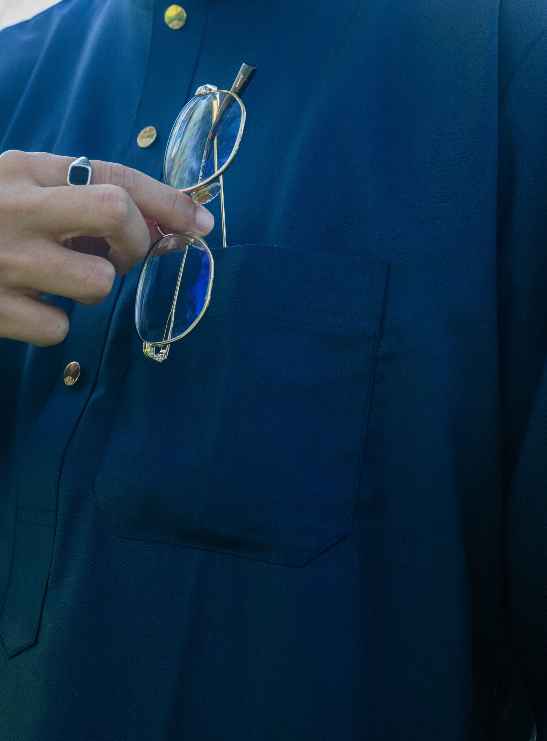 Qamis Médine Bleu – Image 3