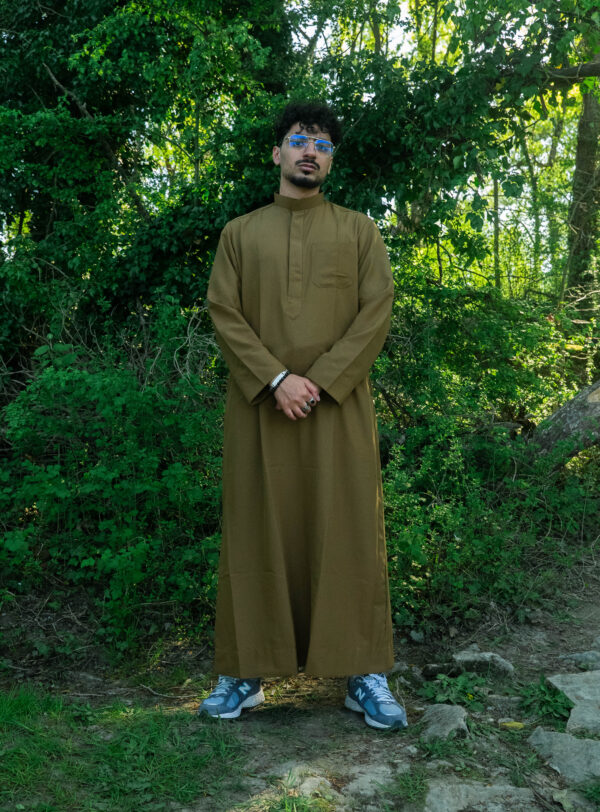 Qamis Koweit Marron – Image 2