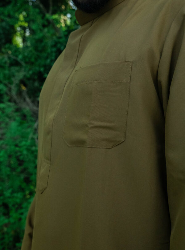 Qamis Koweit Marron – Image 15
