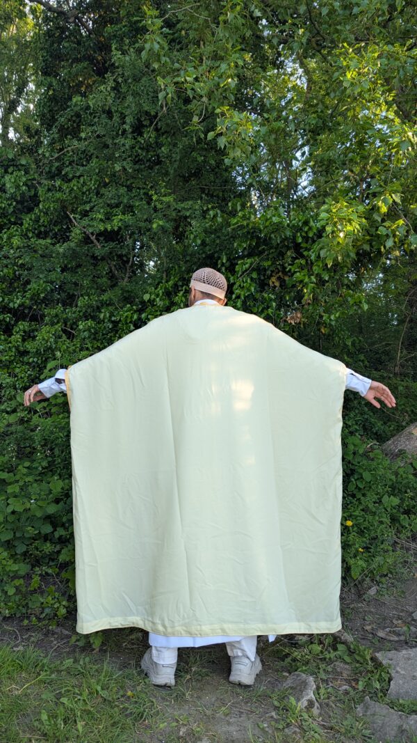 Gandoura Naïli Blanc/Doré – Image 4