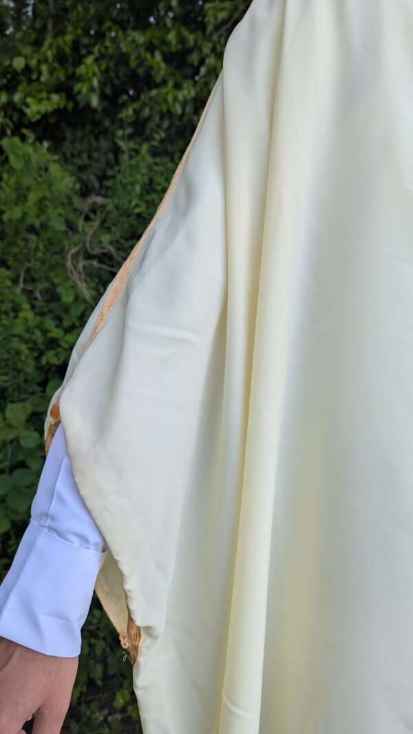 Gandoura Naïli Blanc/Doré – Image 3